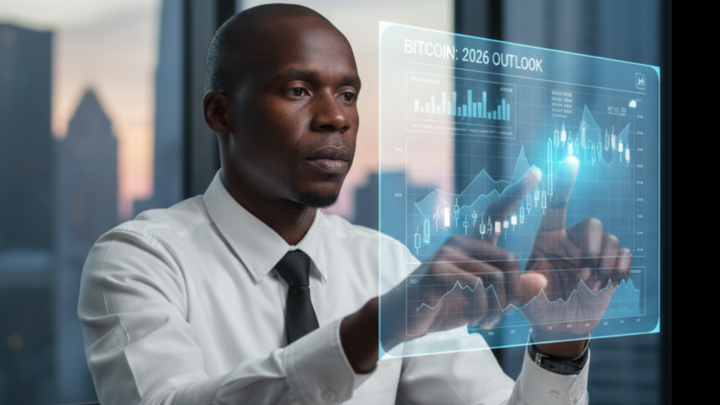 Professional analyst monitoring Bitcoin price charts 2026 market evolution.